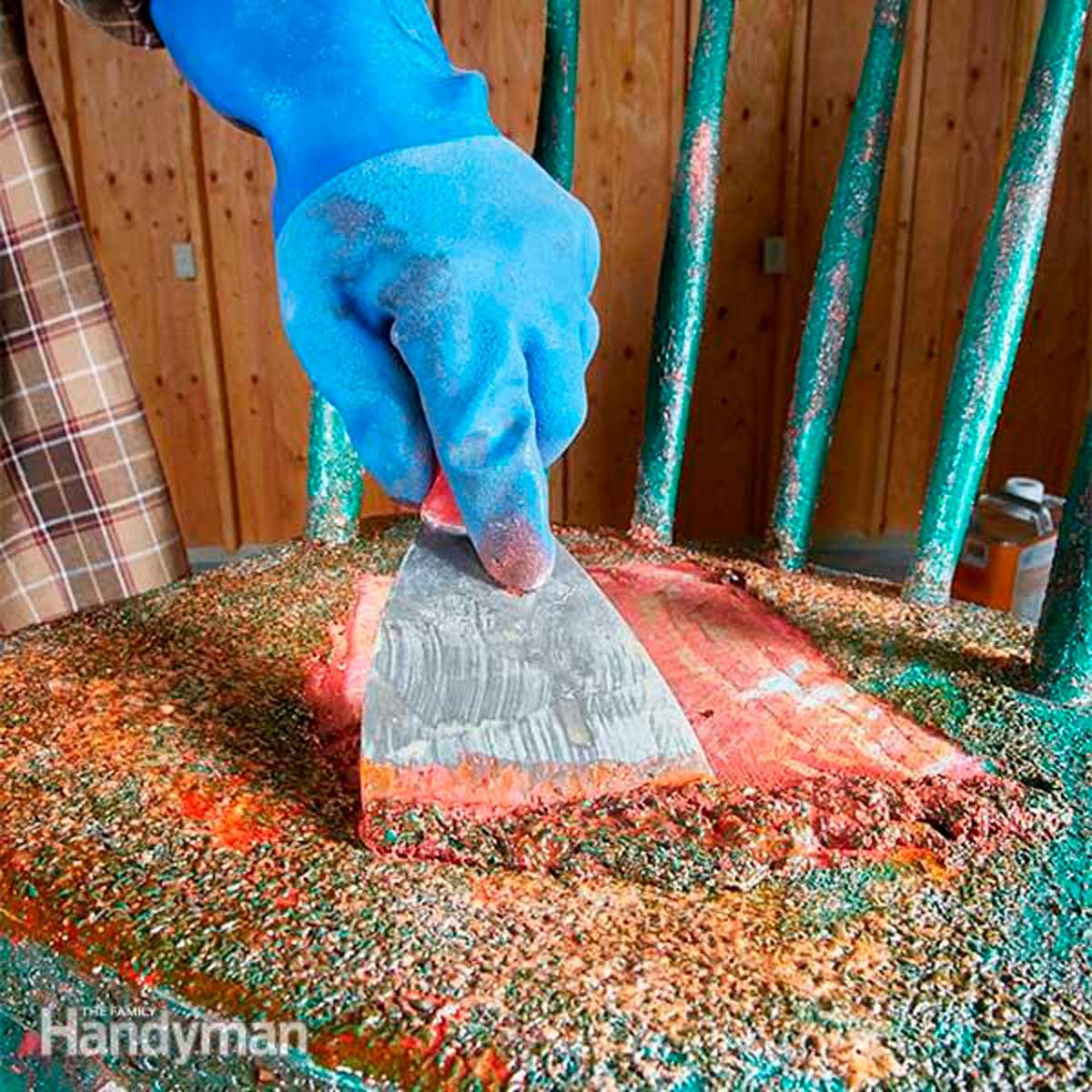 stripping paint
