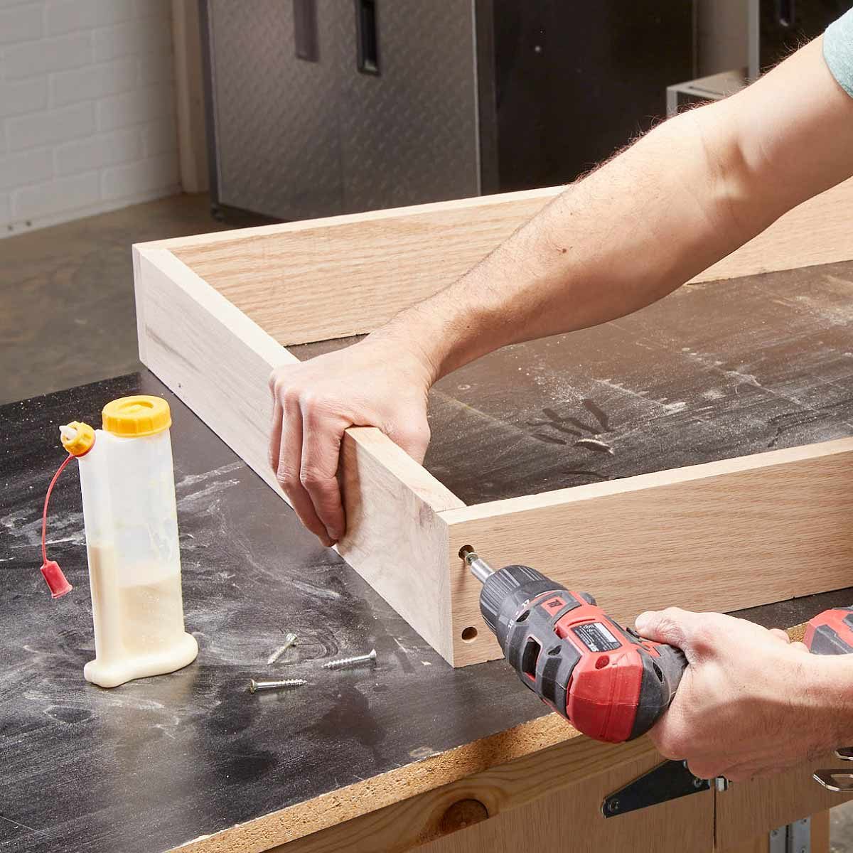 dartboard assemble the cabinet box