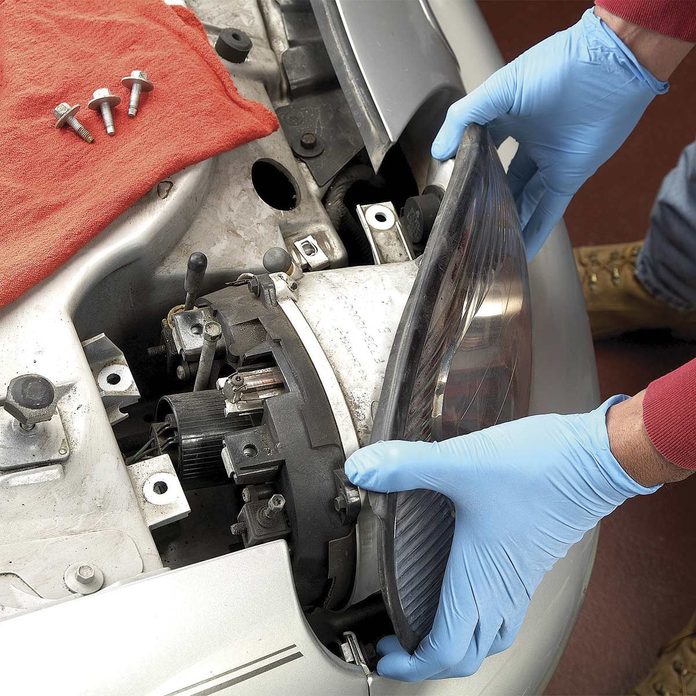 change a headlight
