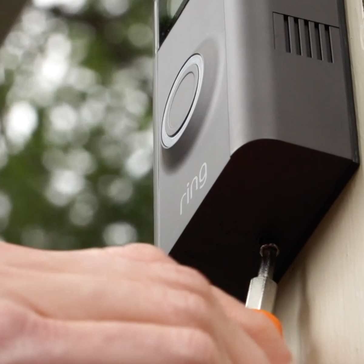 ring video doorbell 2 installation add the front plate