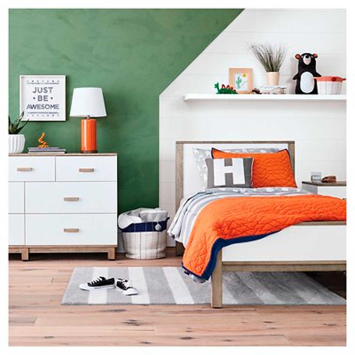 painted headboard