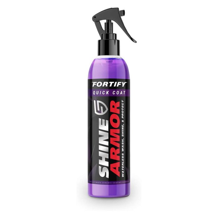 A spray bottle labeled 