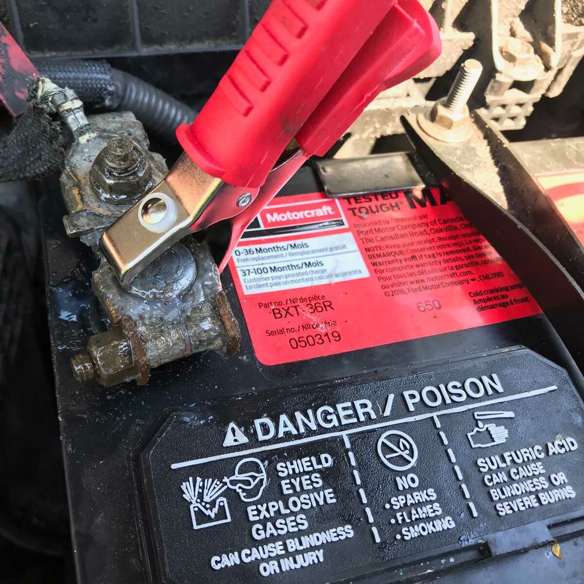 Connect the Battery Tester