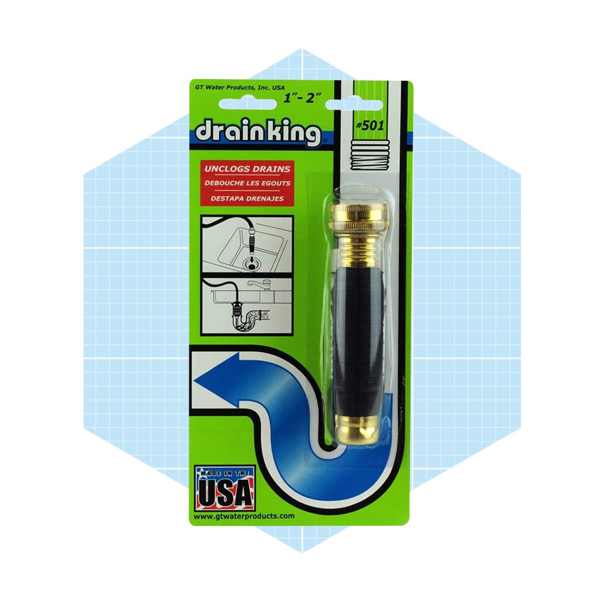 Drain King Unclogs Bathroom Sinks, Showers, And Swimming Pool Drains Ecomm Amazon.com