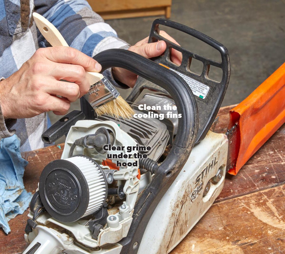 Clean the engine