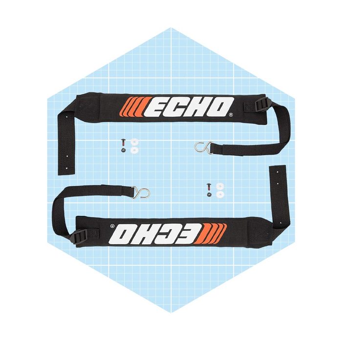 Two black straps with 