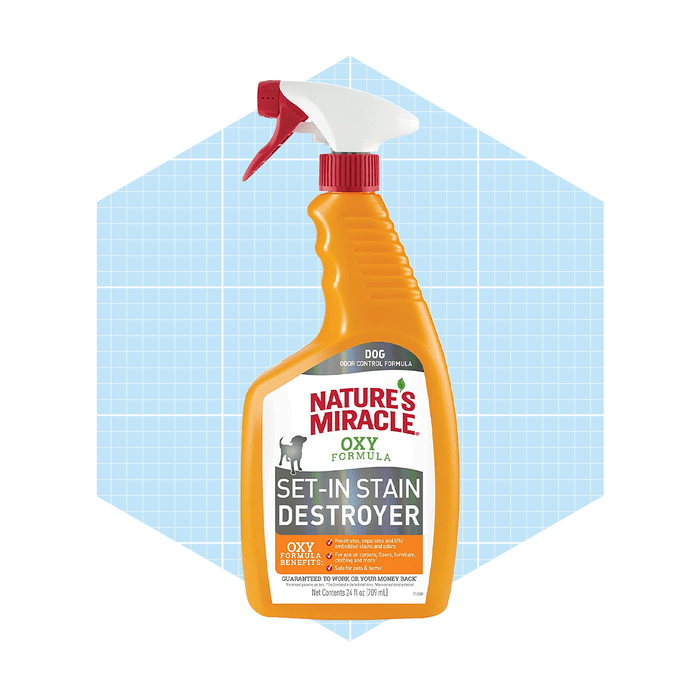 A spray bottle labeled 