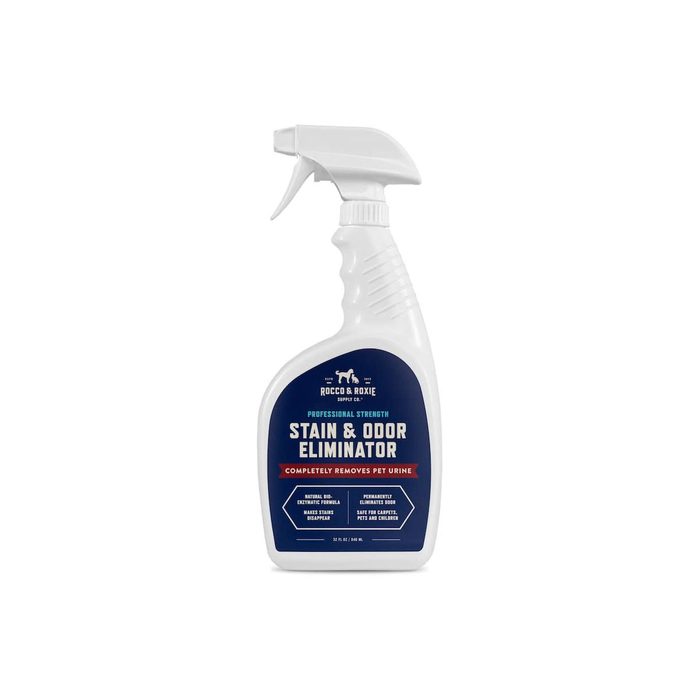 A spray bottle labeled 