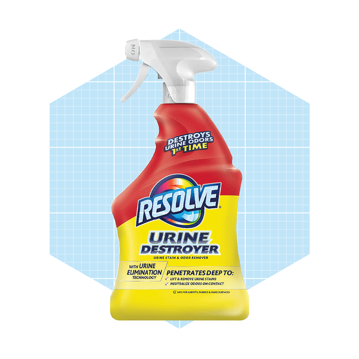A spray bottle labeled 