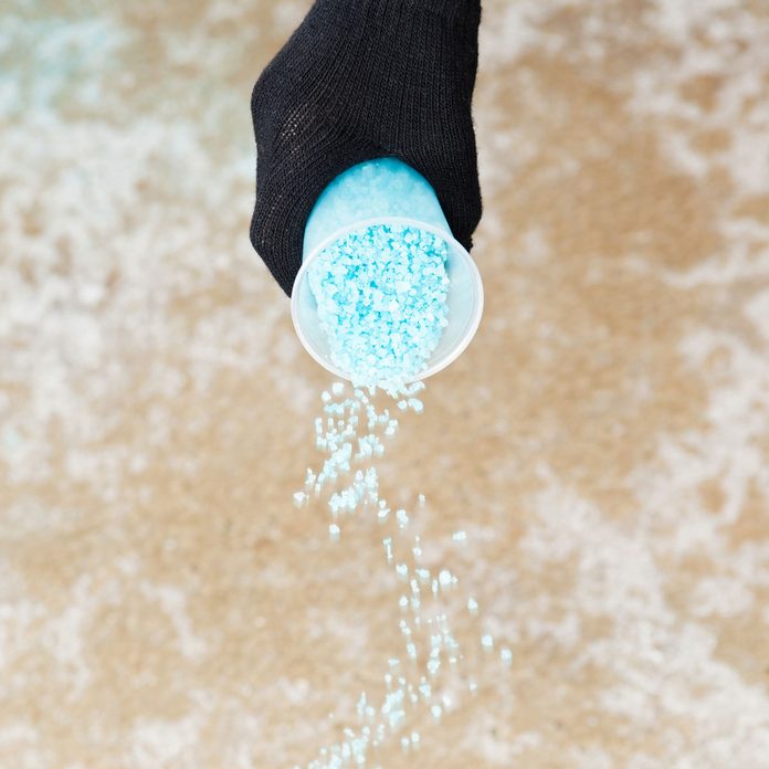 Sidewalk salt