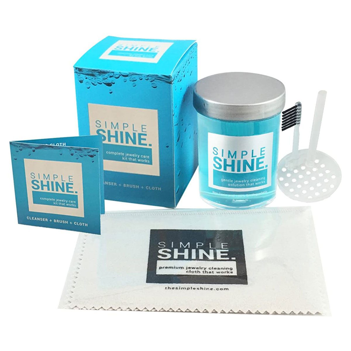 Jewelry cleaning kit