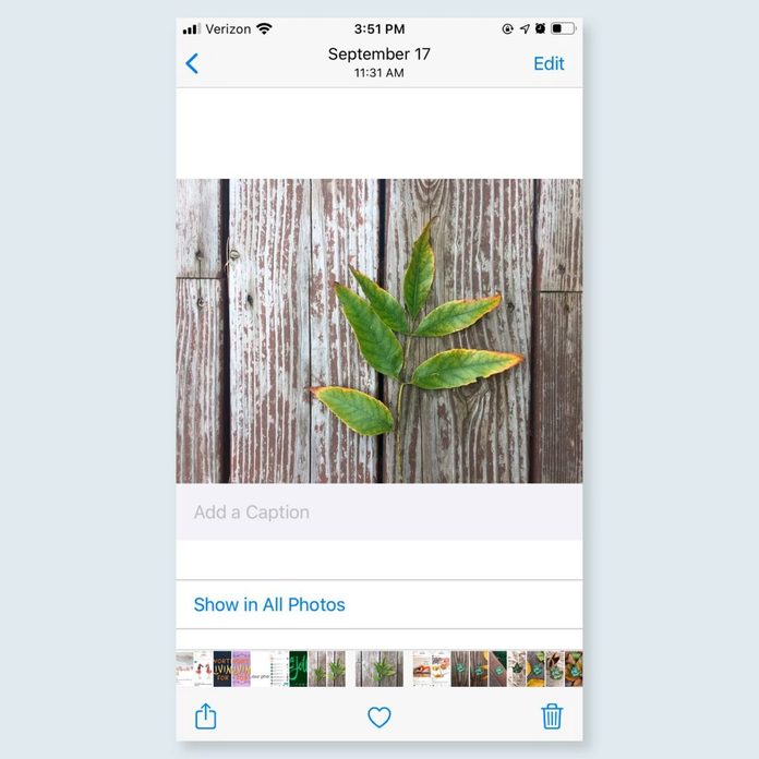 iphone trick - Add captions to photos and videos