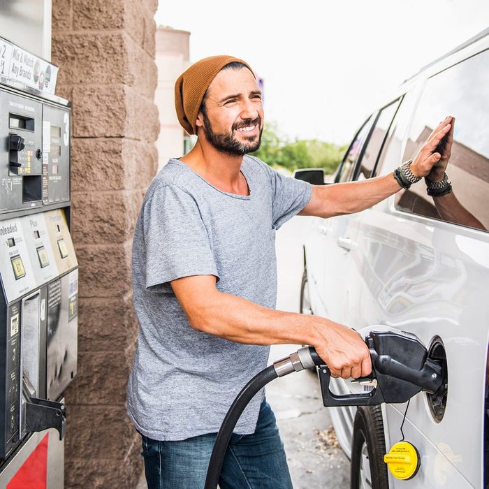 gas station fueling