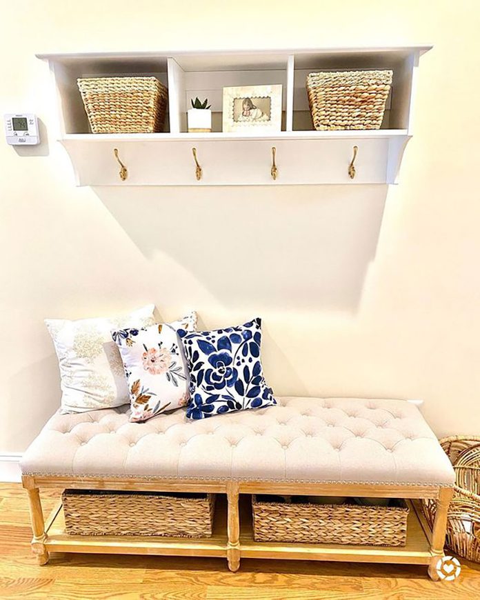 Entry Bench and Shelf