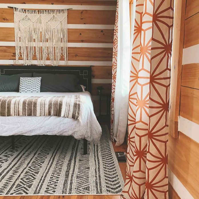 wood panel walls