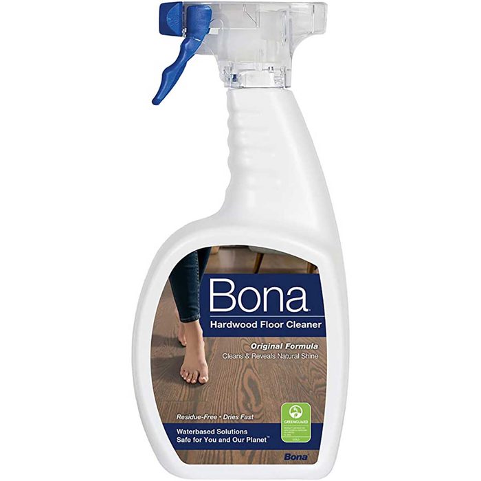 A spray bottle labeled 