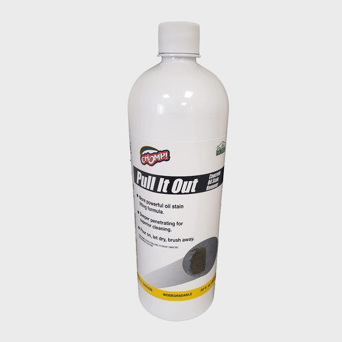 A white bottle labeled 