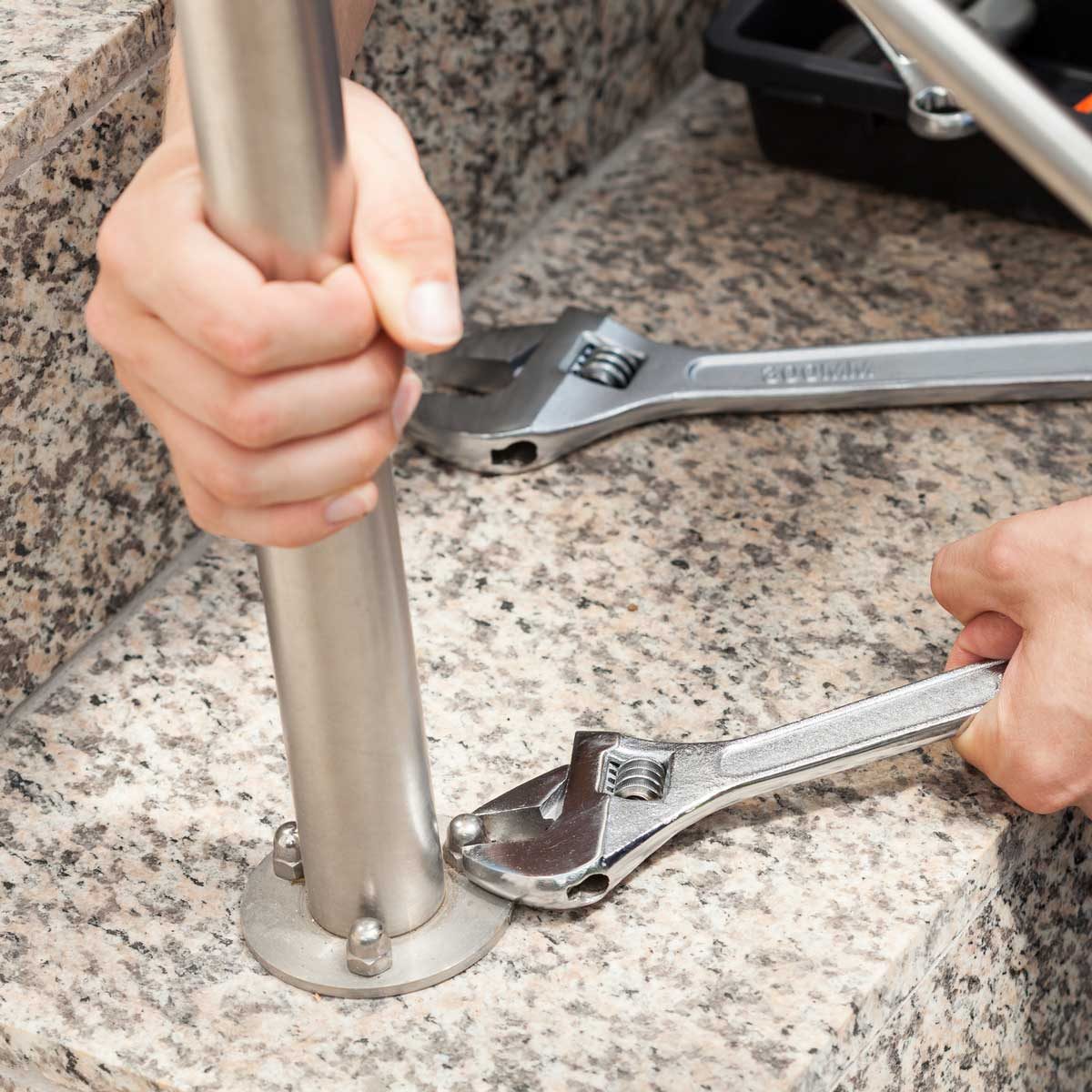 Fixing A Railing 