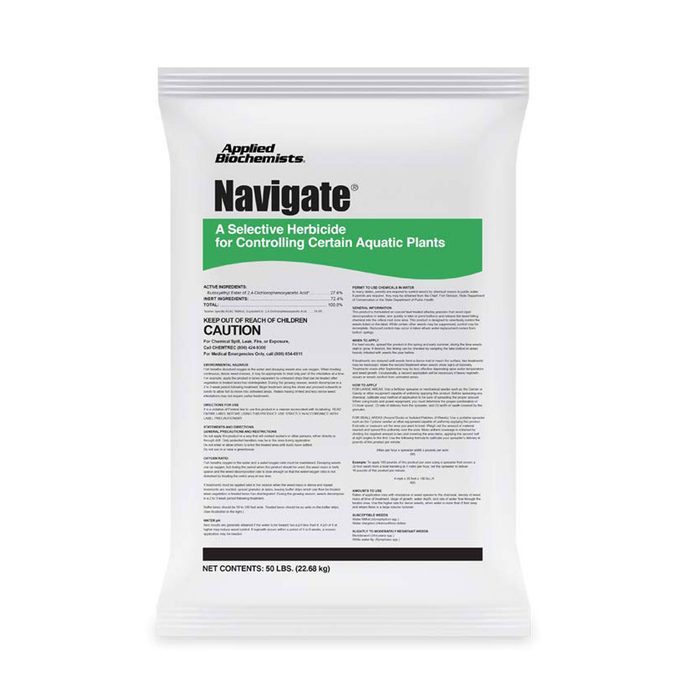 A bag of herbicide labeled 