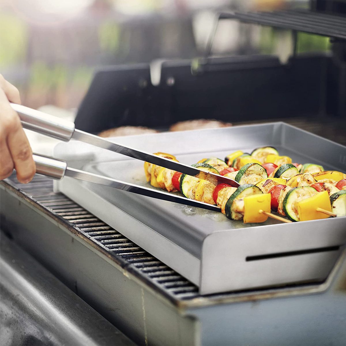 Little Griddle Sizzle Q Sq180 100% Stainless Steel Universal Griddle Ecomm Amazon.com