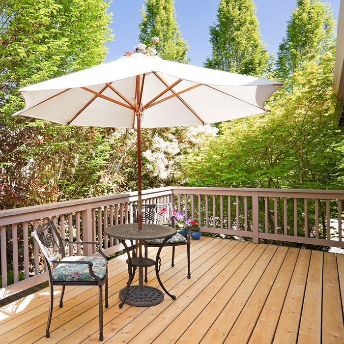 deck umbrella