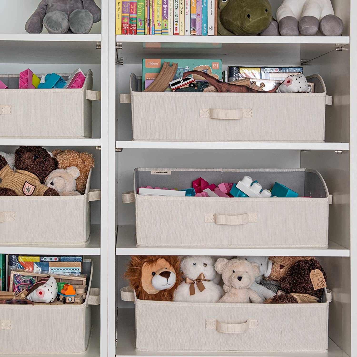 Storageworks Closet Storage Bins Fabric Ecomm Via Amazon.com