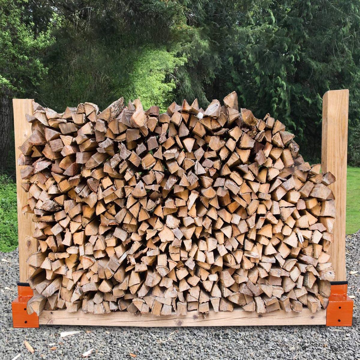 Snugniture Outdoor Firewood Log Storage Rack Bracket Kit