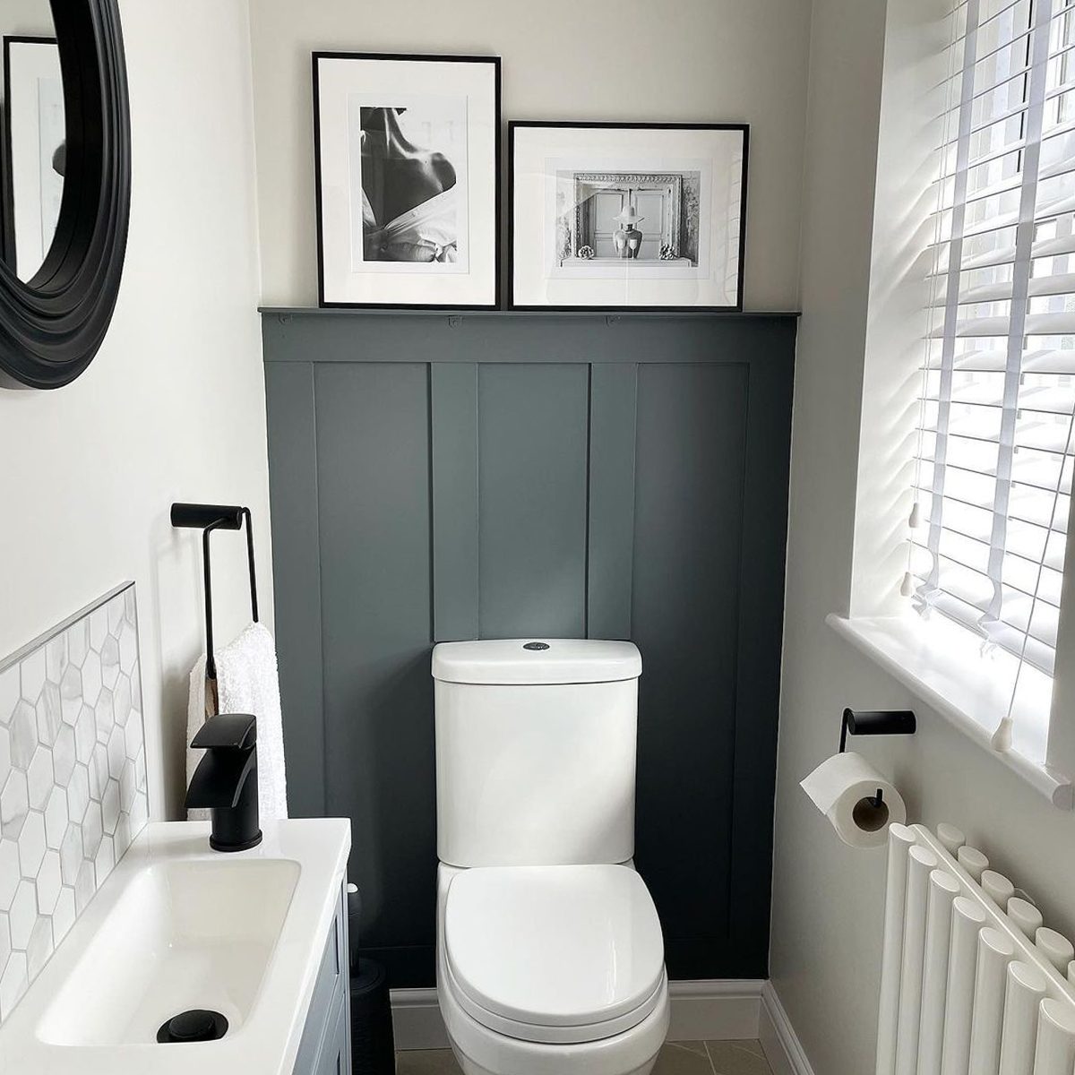 Panel Feature Wall In Bathroom