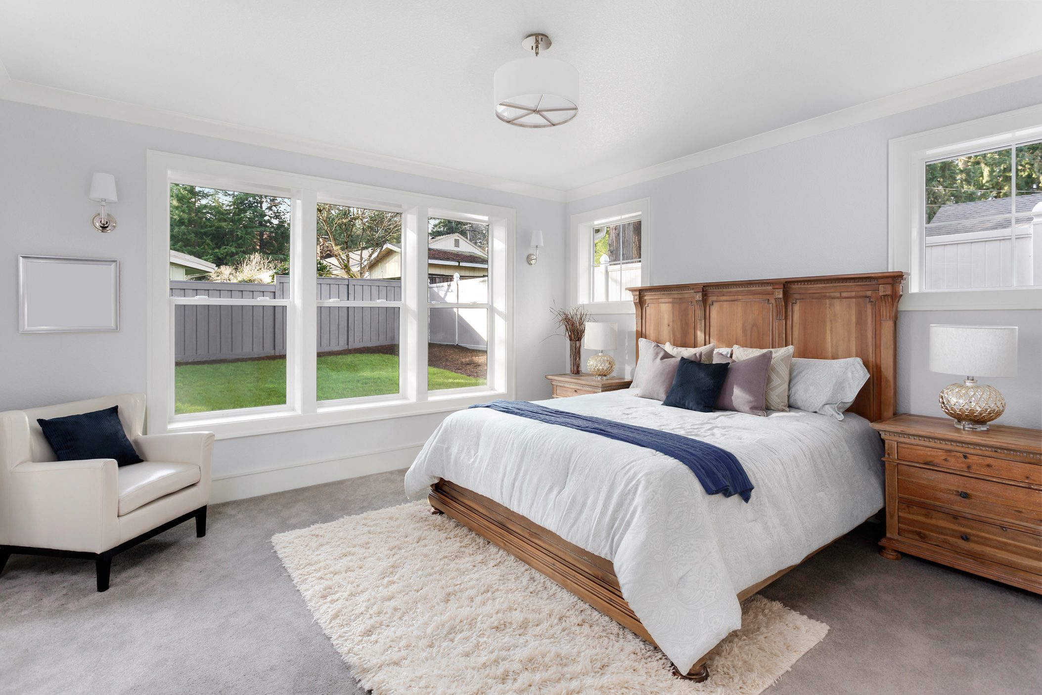 Semi-flush-mount Bedroom Lighting