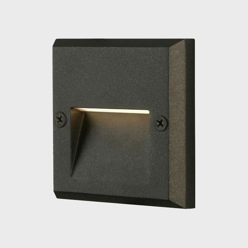 Black Hampton Bay Deck Light 