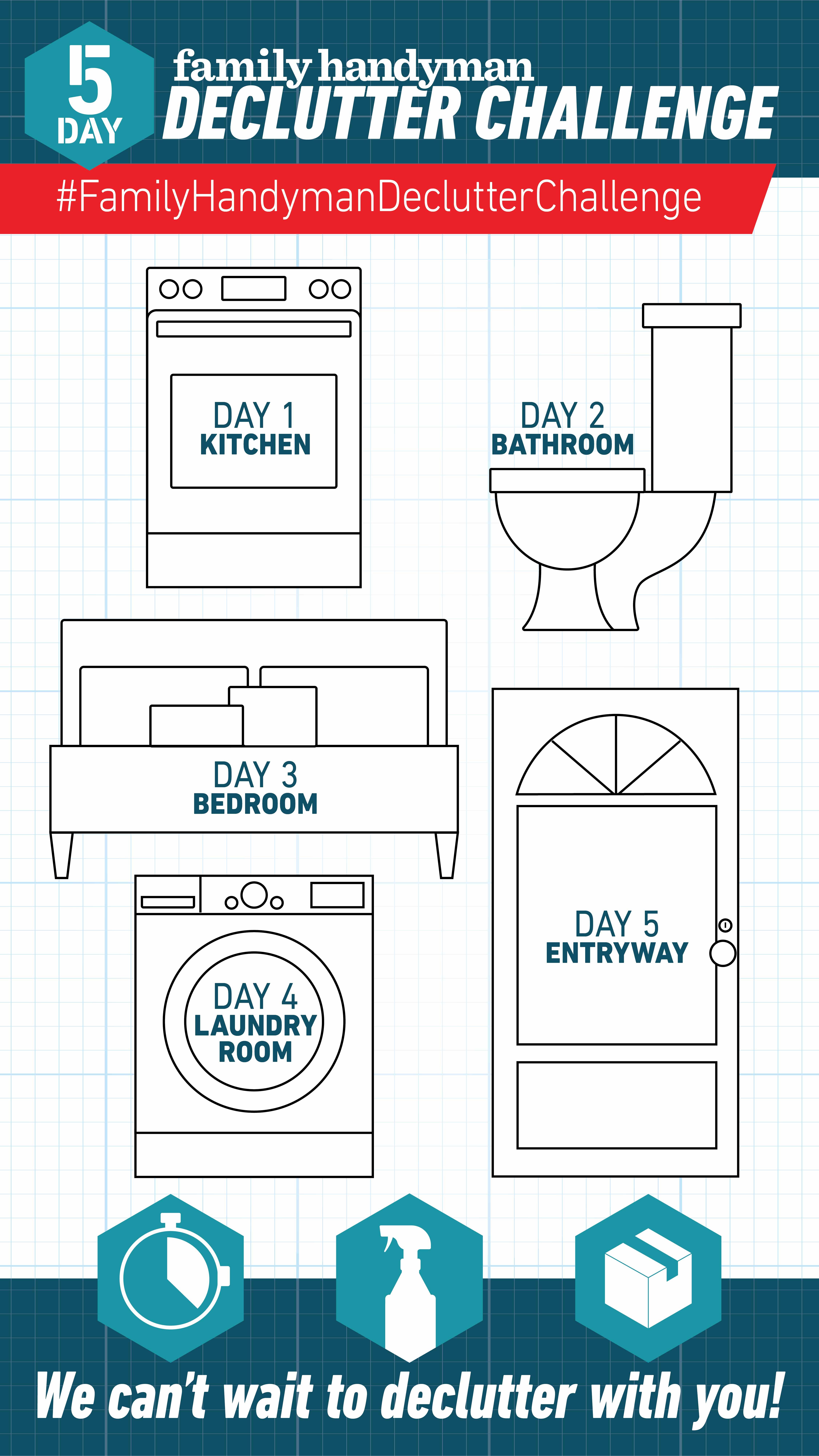 Declutter challenge intro graphic