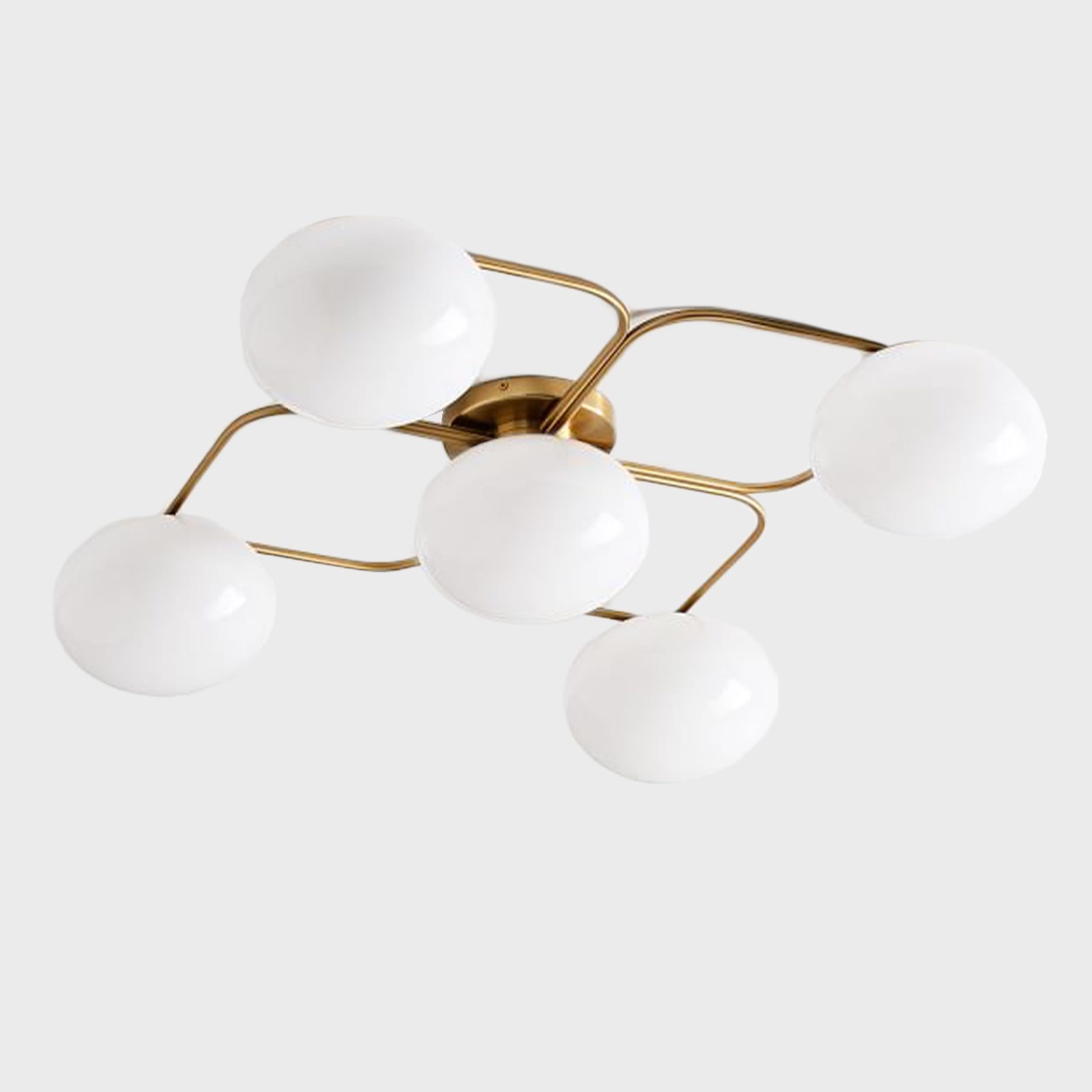 Champignon Flushmount Dark Bronze Antique Ecomm Via Westelm