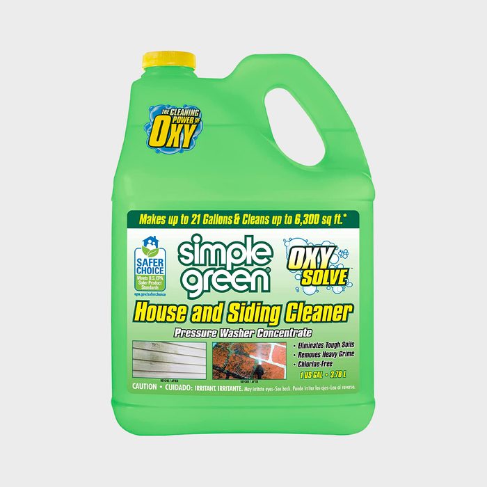 A green gallon jug labeled 