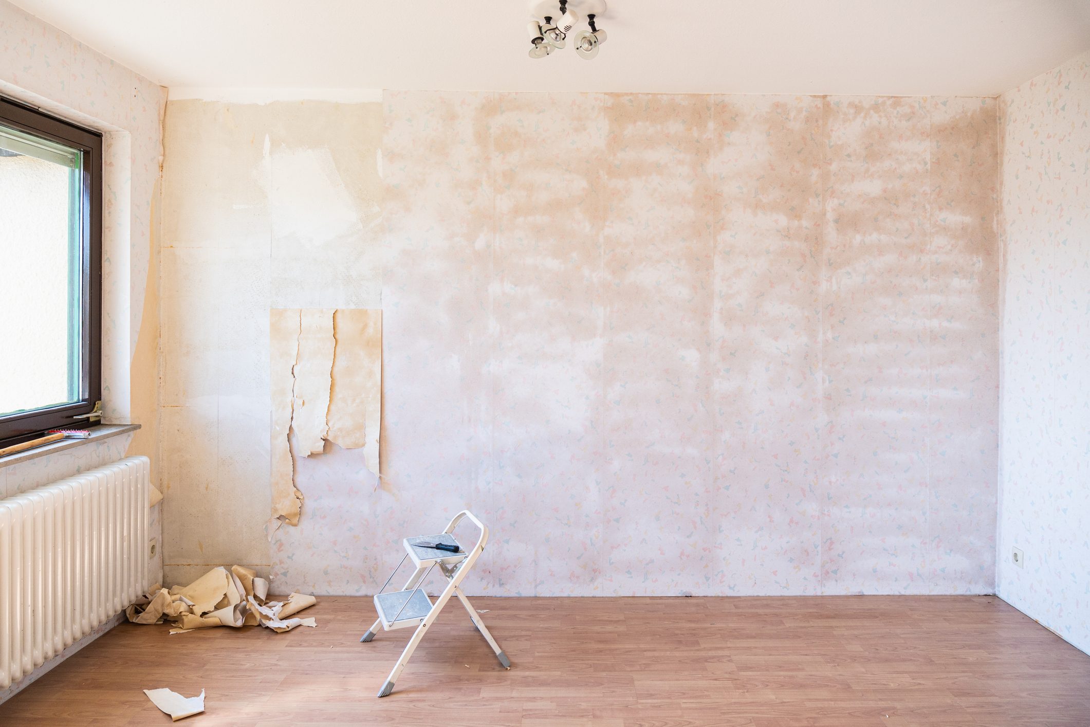 Home Renovation Project, Removing Wallpaper