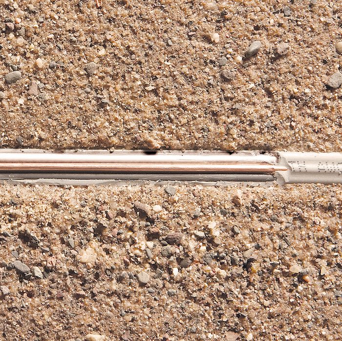 close up of Underground Wire 24 Inch option
