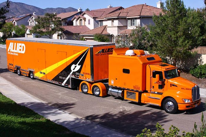 Allied moving truck