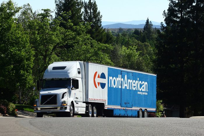 North American Moving truck