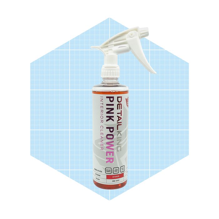 A spray bottle labeled 