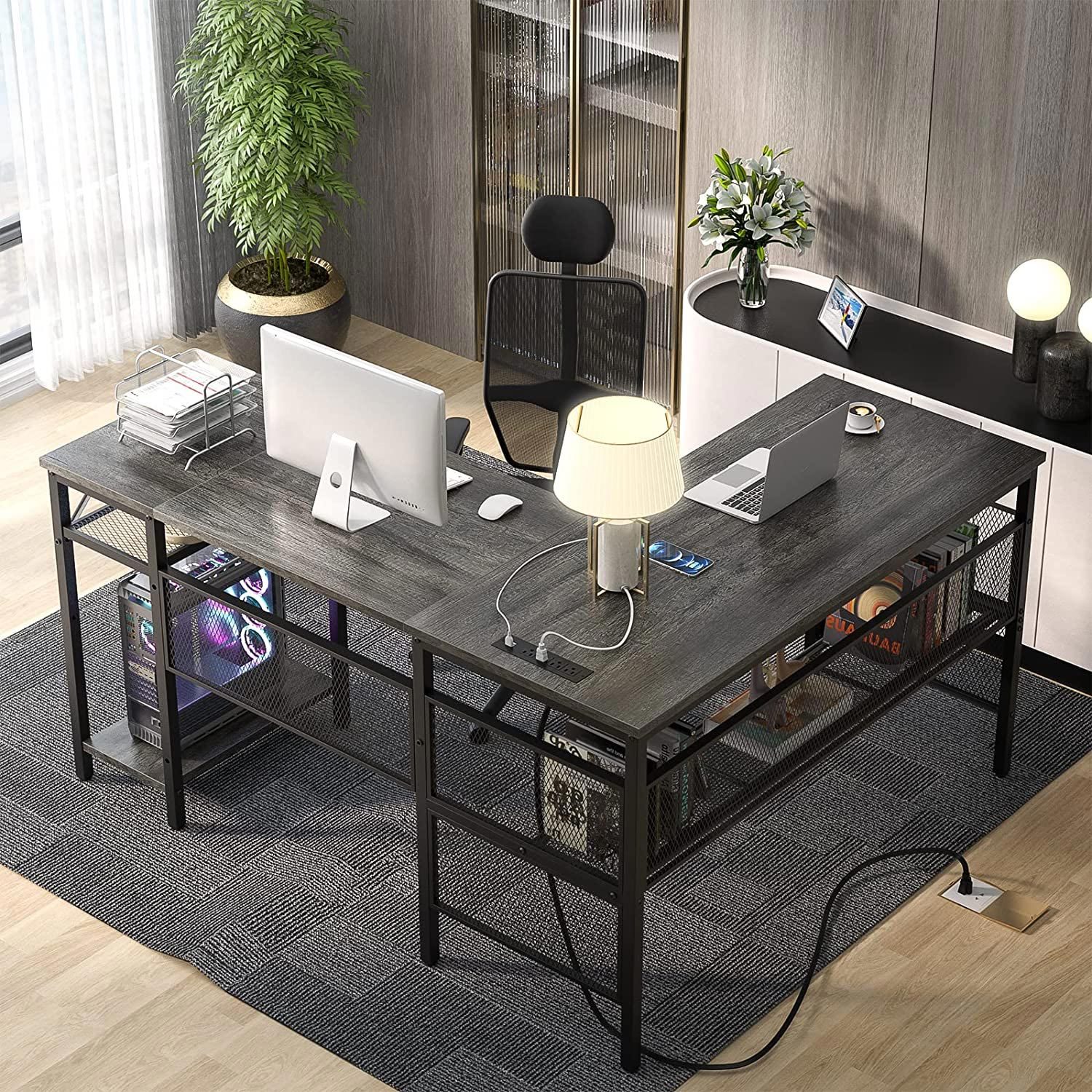 L Shaped Computer Desk
