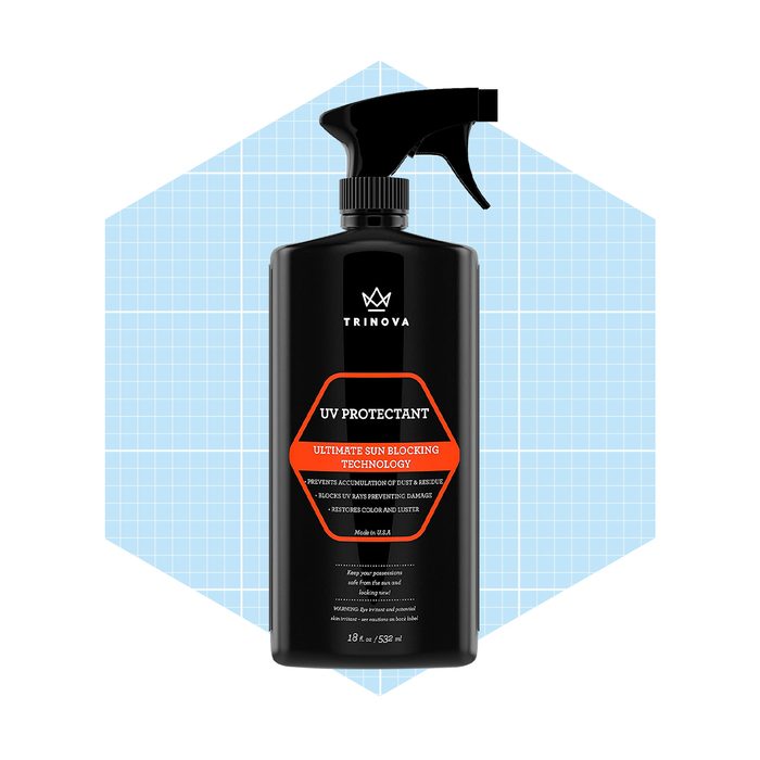 A spray bottle labeled 