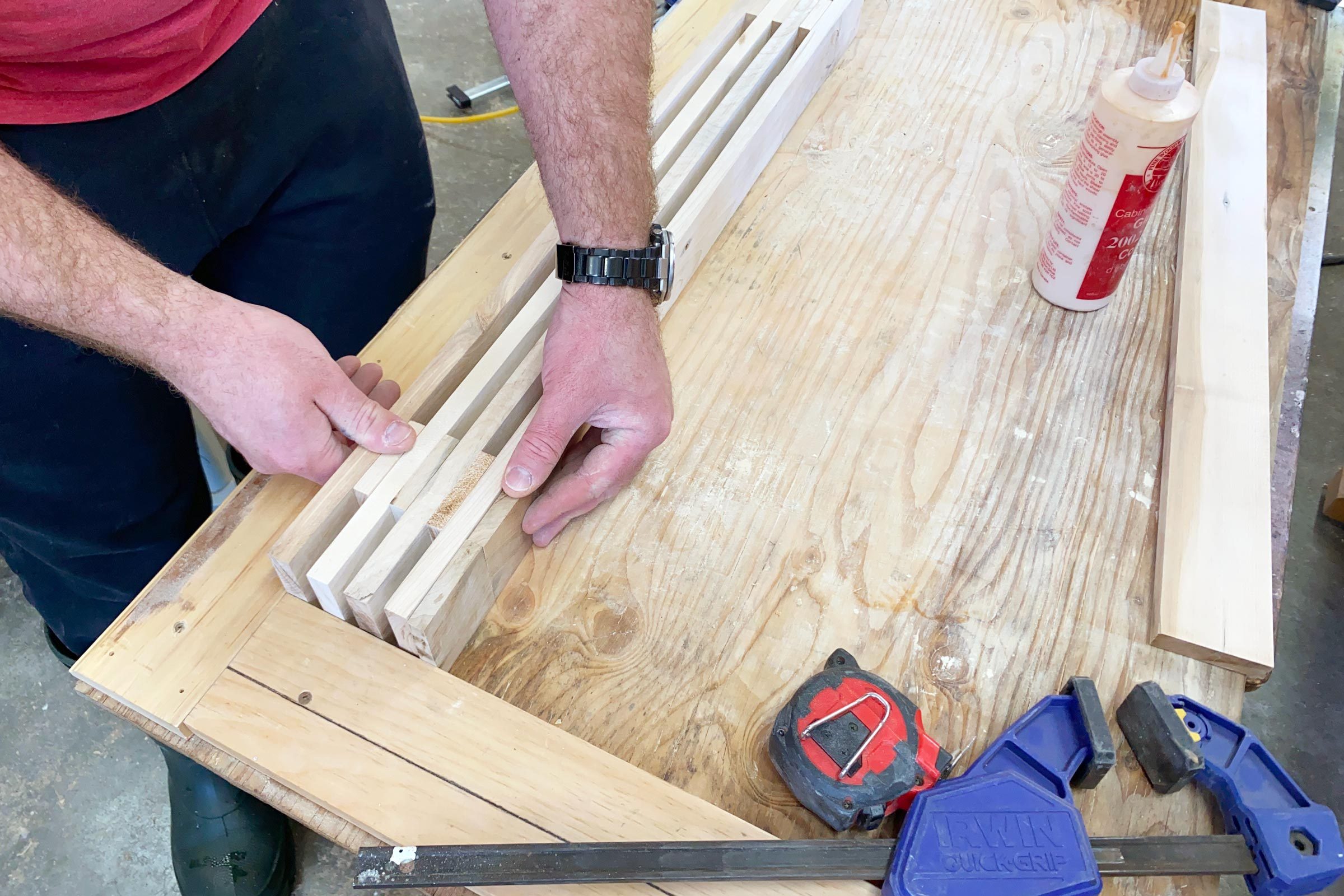 Assemble Table top