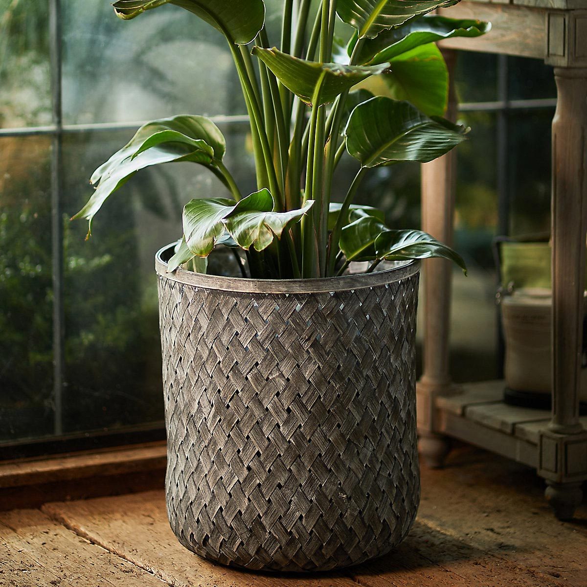 Bamboo Basket Planter