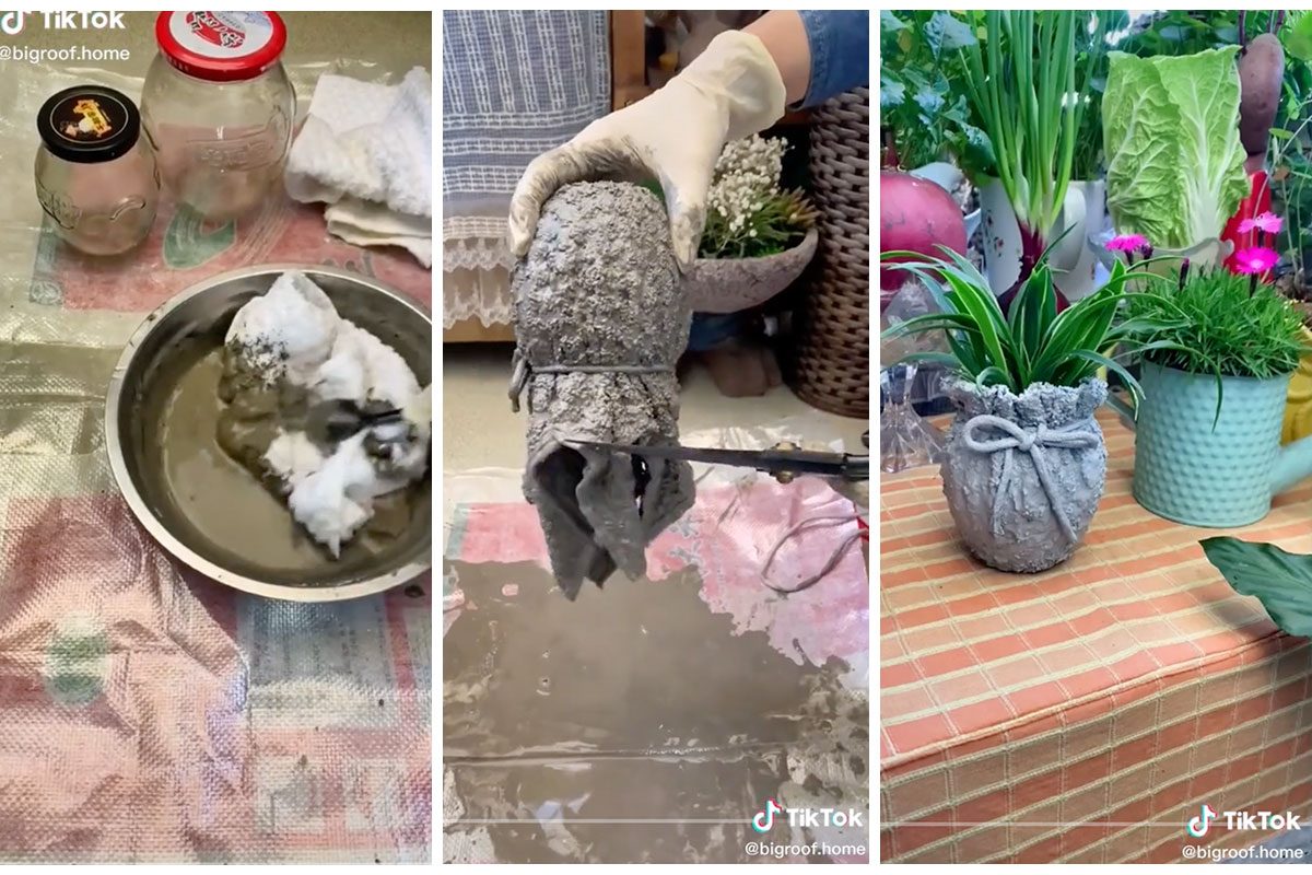 DIY Your Own Fabric Flower Pot With This Crafty Trick