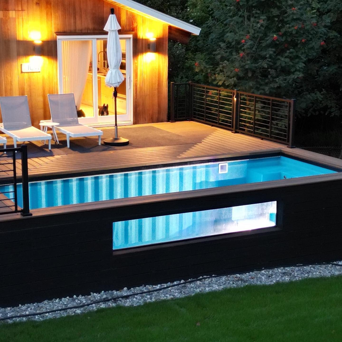 Shipping Container Pool Via Trekpools Instagram