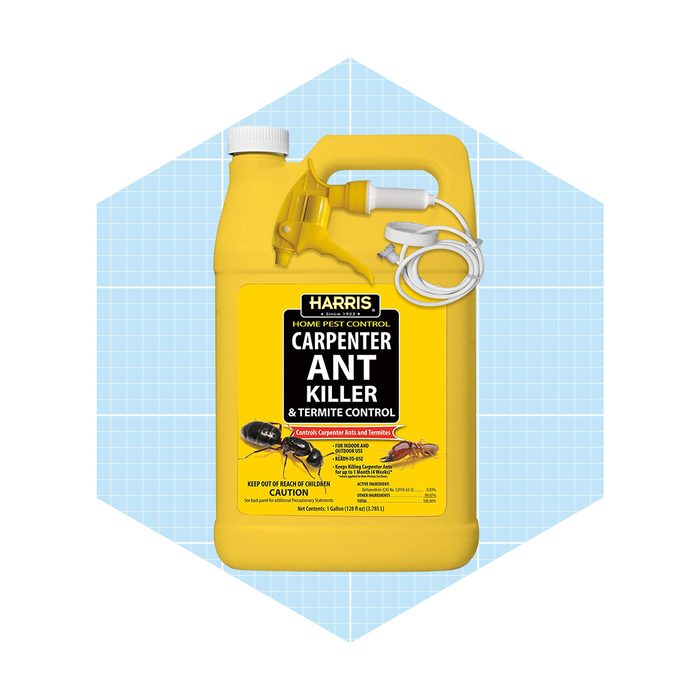 A yellow bottle labeled 