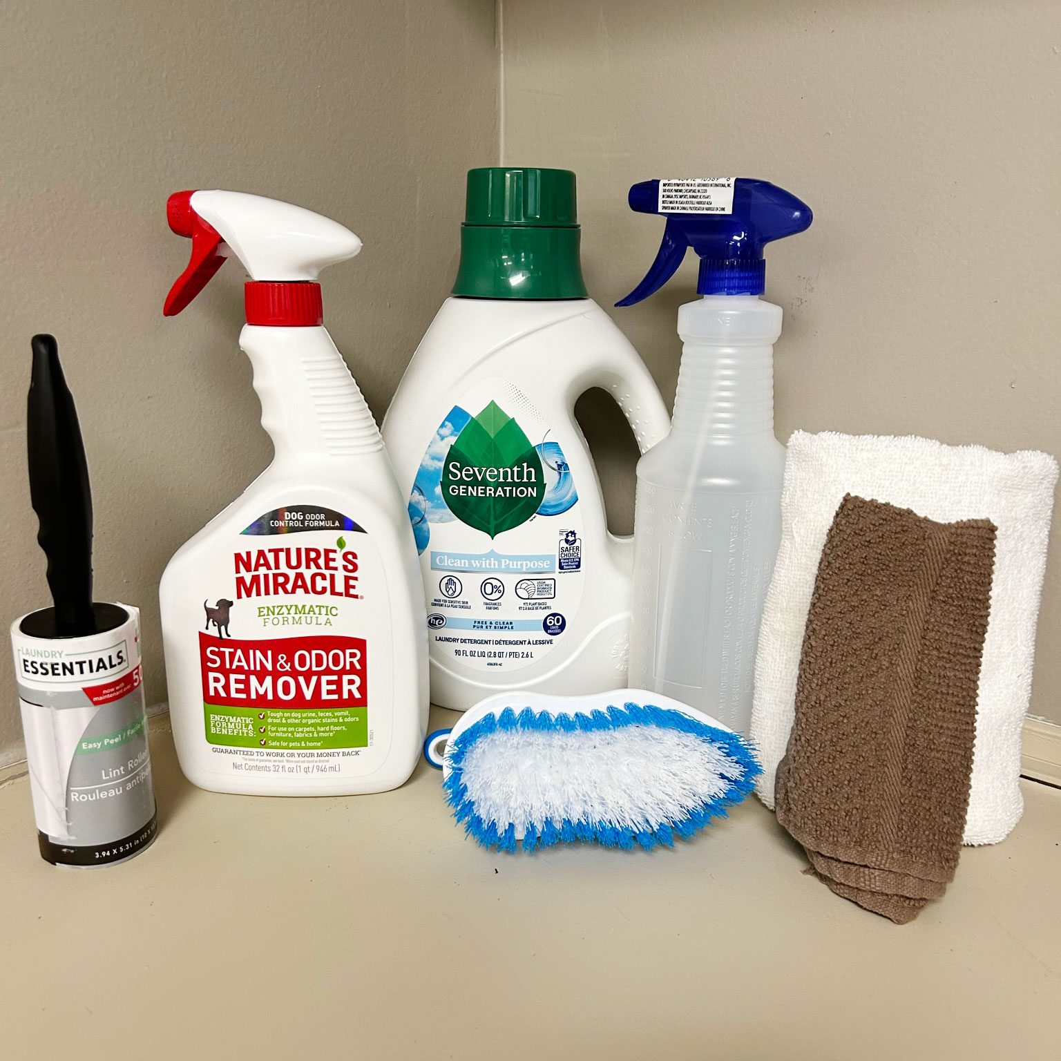 dog bed cleaning materials