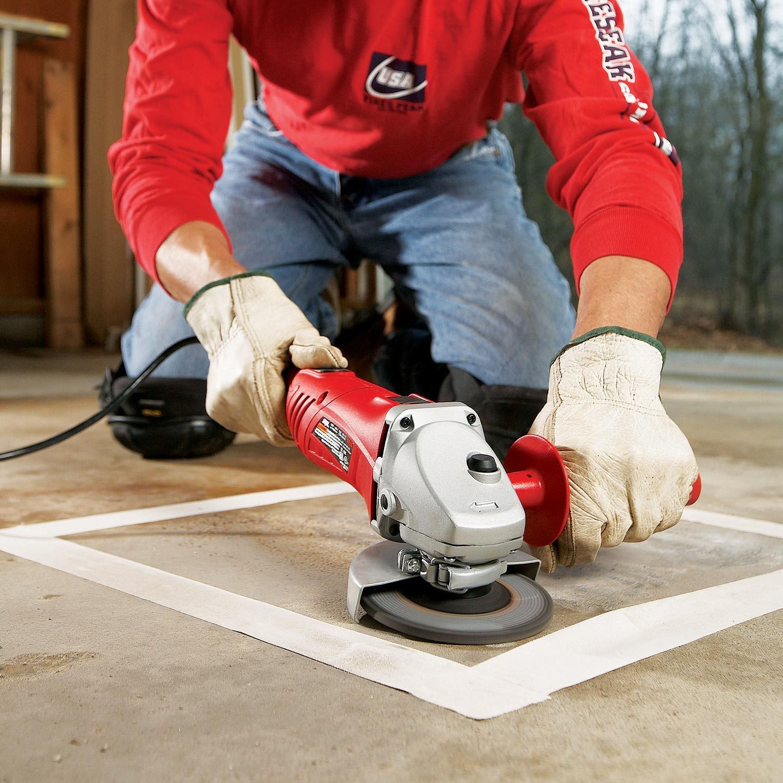 sanding floor