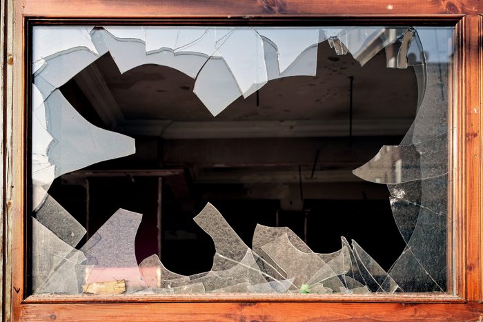 broken glass