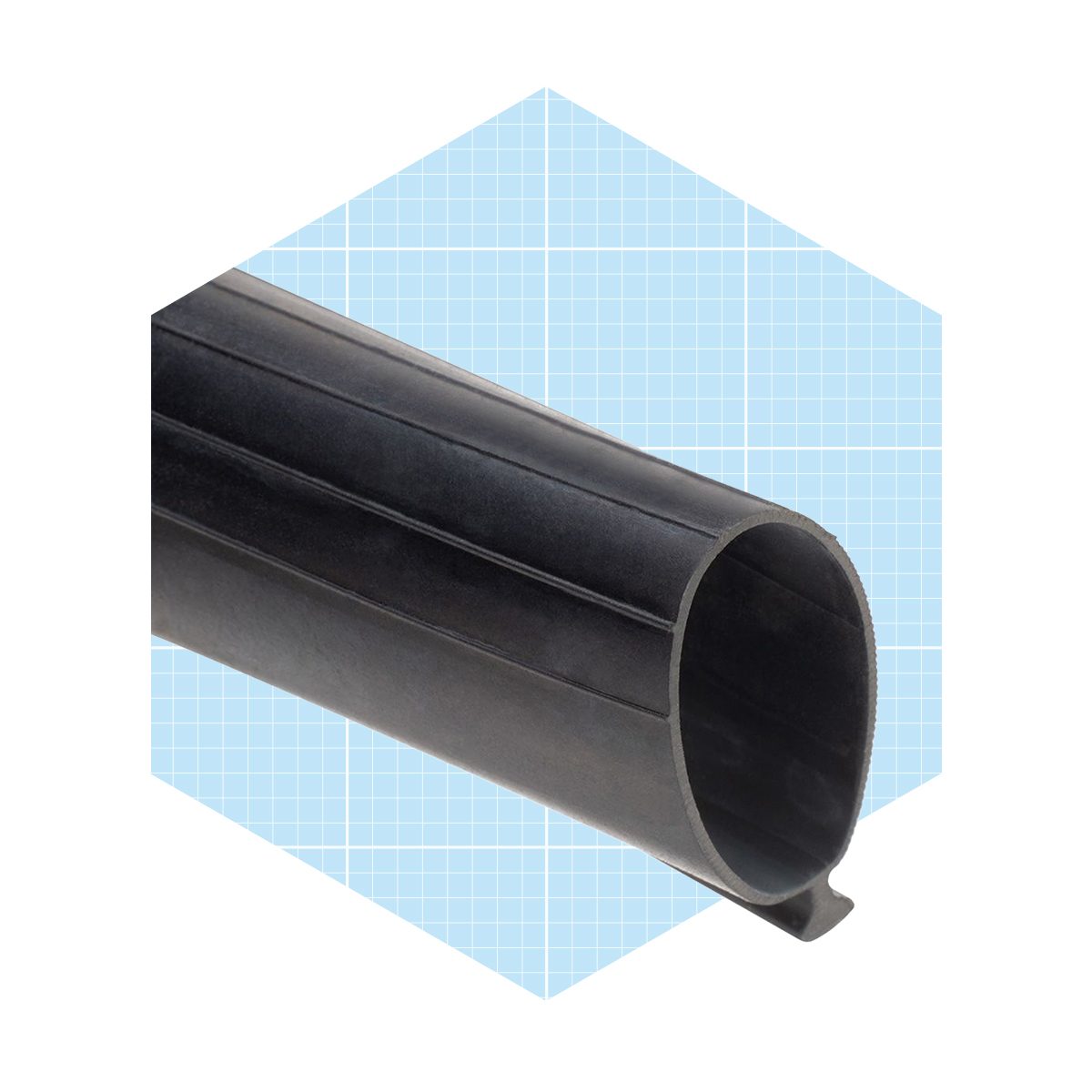 Janus International And Amarr Bulb Astragal Garage Door Bottom Weather Seal