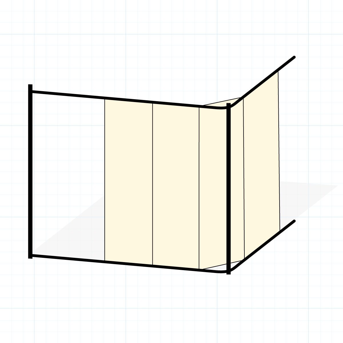 Slide To The Side Garage Door Graphic